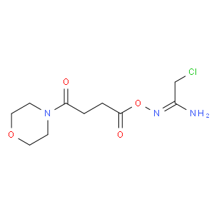 (1e)-2-chloro-n'-[(4-morpholin-4-yl-4-oxobutanoyl)oxy]ethanimidamide